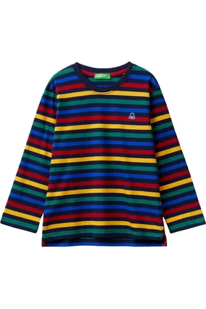 Benetton T-Shirt M/L 3GZ3G10F1, T-Shirt Manches Courtes