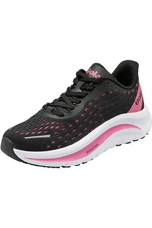 Gola Femme Alzir Speed Chaussure de Course, Noir/Rose Vif, 38 EU