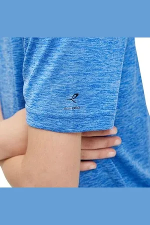 energetics Tibor T-Shirt, Mélange/Bleu Roi/B, 116 cm Garçon