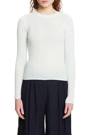 ESPRIT 024ee1i301 Sweater, 390/vert Aqua Clair, S Femme