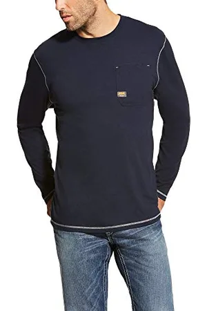 Ariat T- Shirt de Travail Rebar Chemise Henley, , L Homme