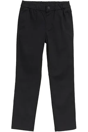 TOM TAILOR 1045367 Pantalon, 36423-Heavy Black, 134 Garçon