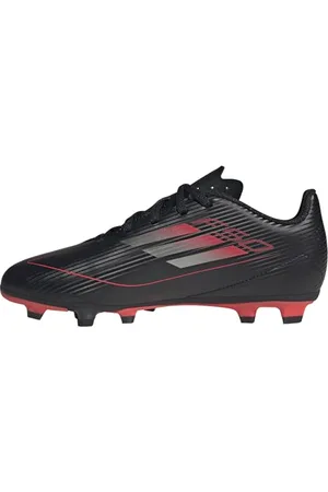 adidas Mixte F50 Club Football Boots FG/MG Kids Basket, Core Black/Iron met./Lucid Red, 38 EU
