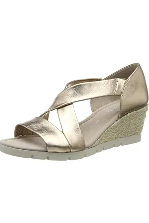 Gabor Shoes Comfort Sport, Sandales Bride Cheville Femme, Beige (Space (Jute) 82),40 EU