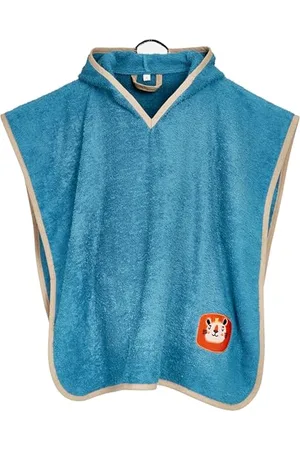 Playshoes Poncho en tissu éponge pour enfant - Taille L
