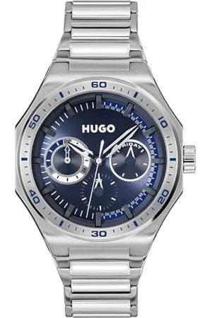 HUGO BOSS Montre Analogique Multifunction à Quartz pour Homme Collection #Grail Sport - Disponible avec Bracelet en Acier Inoxydable ou en Silicone