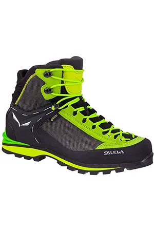 Salewa Crow Gore-Tex Bottes de Randonnée Hommes, Vert, 10