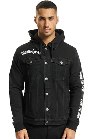 Brandit Motörhead Cradock Denim Jacket, color: black+blac, size: L