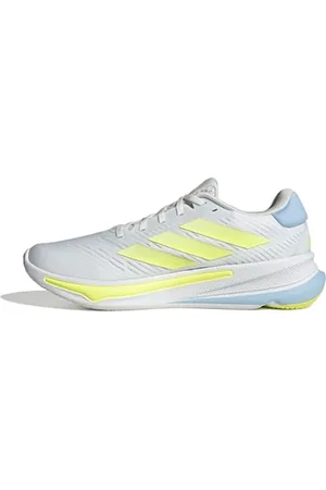 adidas Homme Supernova Ease M Chaussures de Course, Crystal White/Matte Silver/Hi-res Yellow, 47 1/3 EU