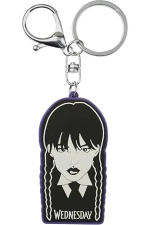KARACTERMANIA Wednesday Braid-Porte-clés, Noir