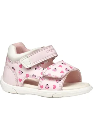 Geox Bébé Fille B Sandal ZAPITO Girl, Lt Pink/White, 24 EU