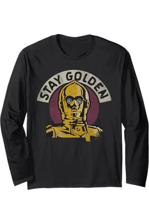 STAR WARS C-3PO Stay Golden Droid Manche Longue
