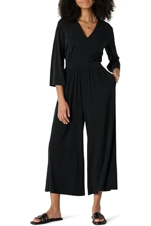 Amazon Combinaison Décontractée en Jersey Mat Femme, , XS