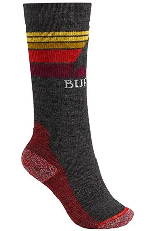 Burton Emblem Midweight Chaussettes de snowboard Enfant FR : M (Taille Fabricant : SM)