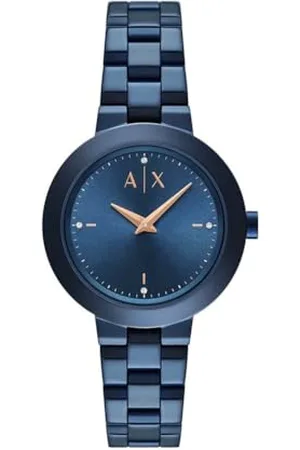 Armani Exchange Femmes Analogique Quartz Montre avec Bracelet en Acier Inoxydable AX5175