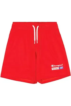 Champion Legacy Boy-Graphic Shorts, Rouge (Rs011), 13-14 Ans Garçon