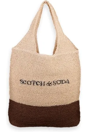 Scotch&Soda Oversized Straw Bag, Sac de Courses Femmes