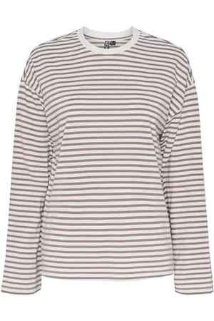Pieces® Pcsadie Ls Top Noos T-Shirt Manches Longues, , S Femme