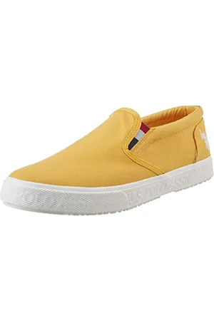 U.S. Polo Assn. Homme Joshua Chaussures de Gymnastique, Jaune (Yel 016), 42 EU
