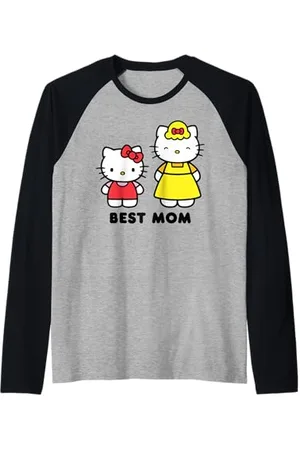Hello Kitty Meilleure maman Manche Raglan