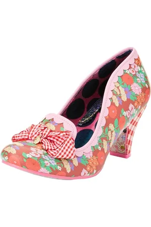 Irregular Choice Femme Kanjanka Tissu Oxford, Rouge/Rose, 38 EU