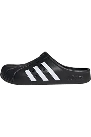 adidas Mixte Adilette Clogs TOBOGGANS, Core Black/Cloud White/Core Black, 46 EU