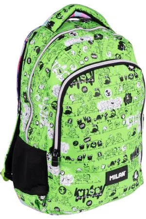 Milan ® Sac à dos scolaire 2 fermetures éclair (21 L) série spéciale Tandem 2