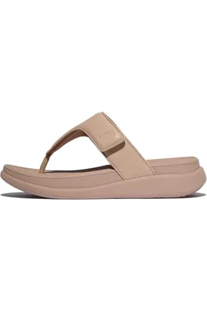 FitFlop Femme F-Mode Go Adjustable Flatform Toe-Post Sandals, , 42 EU