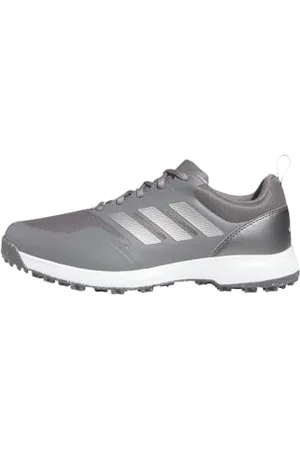 adidas Homme Tech Response SL 3.0 Wide Golf Shoes Chaussures, Grey Four/Silver Metallic/Solar Gold, 44 2/3 EU