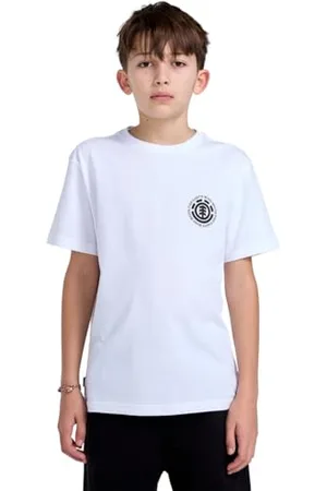 Element Seal BP - T-Shirt à Manches Courtes - Garçon Enfant 8-16 - Blanc.