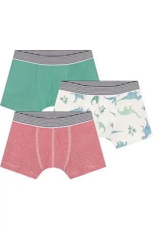 Petit Bateau A0CTF Boxers, , 5 Ans (Lot de 3) Garçon