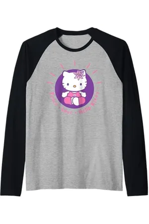 Hello Kitty Bonjour Kitty Yoga Manche Raglan