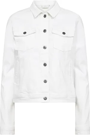 Kaffe Women Casual jacket Long sleeve Regular fit KAzelina Denim Jacket