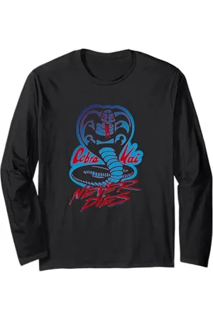 Cobra Kai Logo de cobra ne meurt jamais Manche Longue