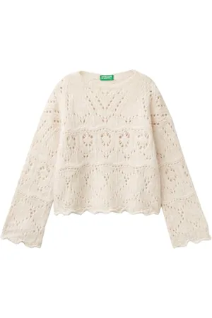 Benetton Maille G/C M/L 1255c107f Sweater, , 130 cm Filles et Filles