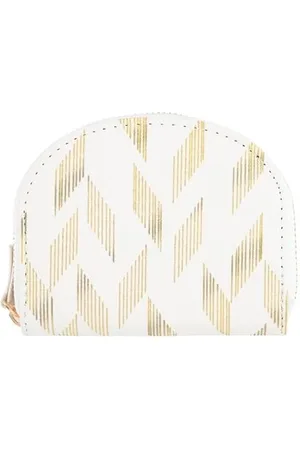 DRAEGER PARIS 1886 Porte-Monnaie 12x2x9,5 cm - /Doré - Polyester & Coton - Idée Cadeau Noël Anniversaire - Accessoire Mode Pratique avec Fermeture Éclair - Maroquinerie Élégante & Durable