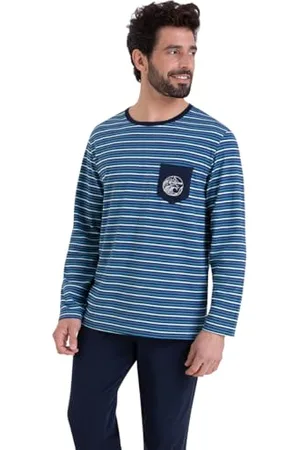 ATHENA Rayures Waves 7P73 Ensemble de Pijama, , XXL Homme