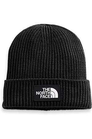 The North Face NF0A3FJXJK3 TNF Logo Box Cuffed Beanie Hat Unisex Adult Black Taille OS