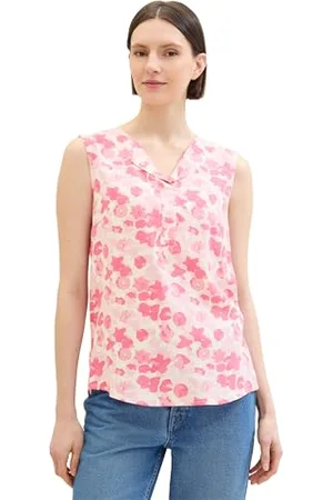 TOM TAILOR 1040317 Blouse, 35292-Rose-Petit Motif Floral, 36 Femme
