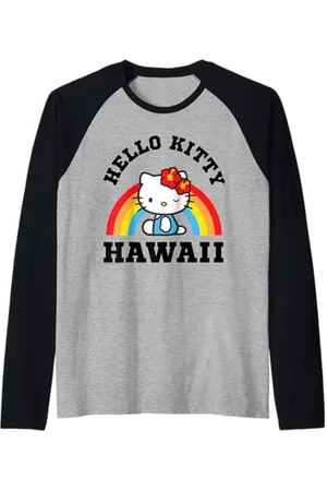 Hello Kitty Hawaï Manche Raglan