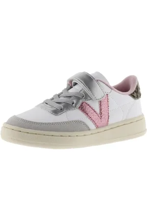 victoria Basket Basse Oslo Effet Cuir & Pièces en Contraste & Lacet Élastique & Scratch 1256103 pour Filles 25