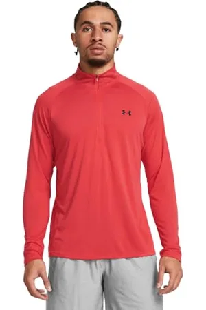 Under Armour Homme UA Tech 2.0 1/2 Zip - T-shirt pour homme léger, T-shirt manches longues, T-shirt sport pour homme