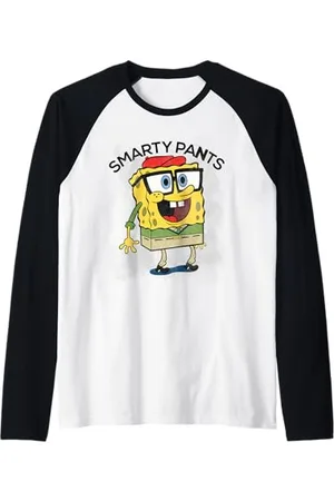 Spongebob Smarty Pants Manche Raglan