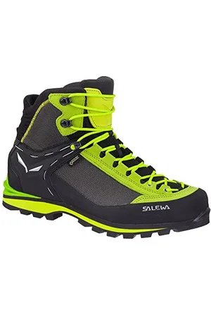 Salewa Crow Gore-Tex Bottes de Randonnée Hommes, Vert, 7