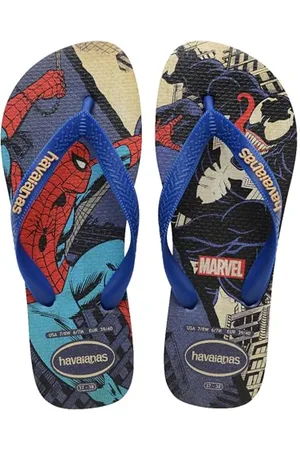 Havaianas Top Marvel Classics, Tongs Confortables, Légères et Durables, Motif de Bandes Dessinées des Superhéros Marvel, Homme