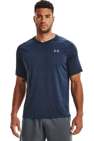 Under Armour Tech T-Shirt à Manches Courtes à col V pour Homme - - Small