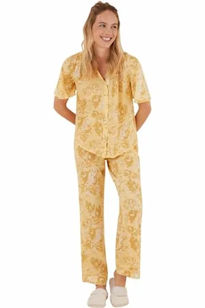 Women secret Pyjama Long à Fleurs Ensemble de Pijama, , L Femme