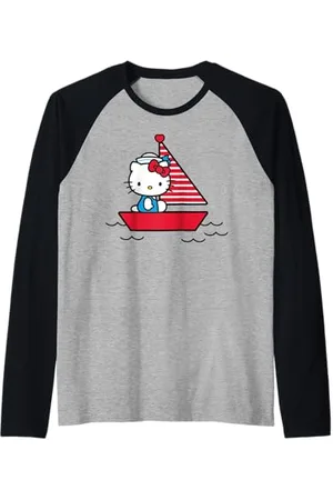 Hello Kitty Bonjour Kitty Sailor Manche Raglan