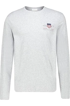 GANT Reg Medium Archive Shield Ls T T-Shirt, , L Homme