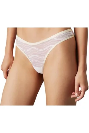 Calvin Klein Slips Forme Bikini Lot de 3 Femme sous-Vêtement, Multicolore (Black Plum/Ivory/Lilac Sugar), M